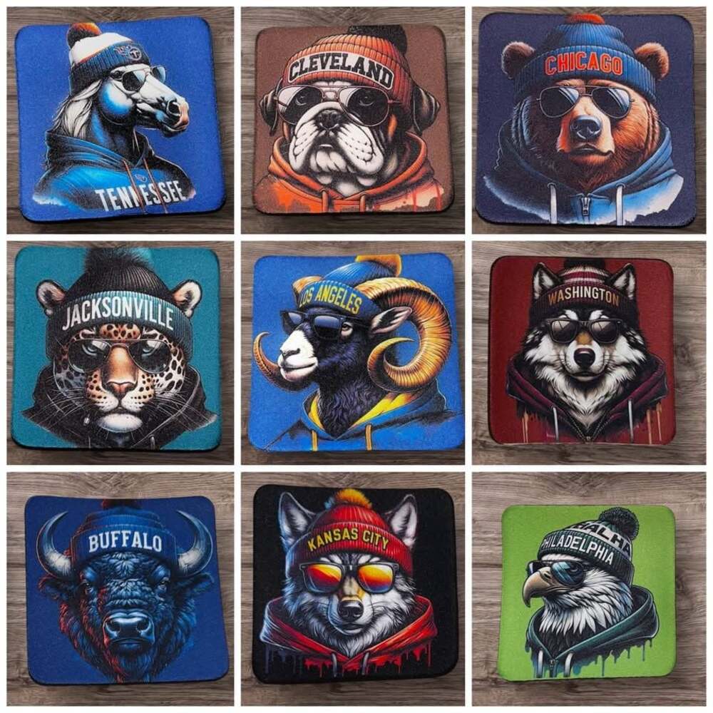 NFL Custom made Coasters